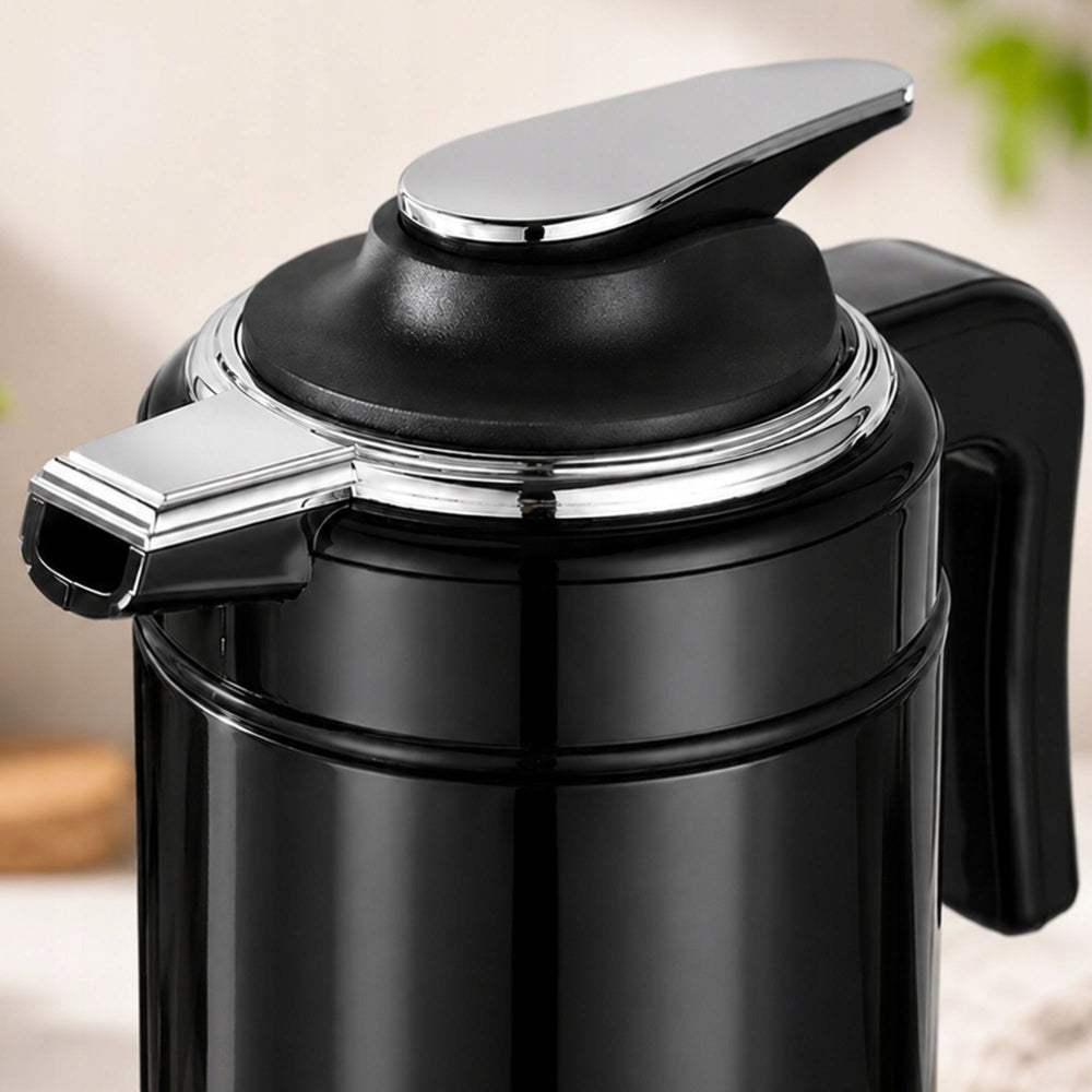 Stor Elkedel 3,5 Liter 1500W – Elektrisk Kedel med Automatisk Slukning – Sort
