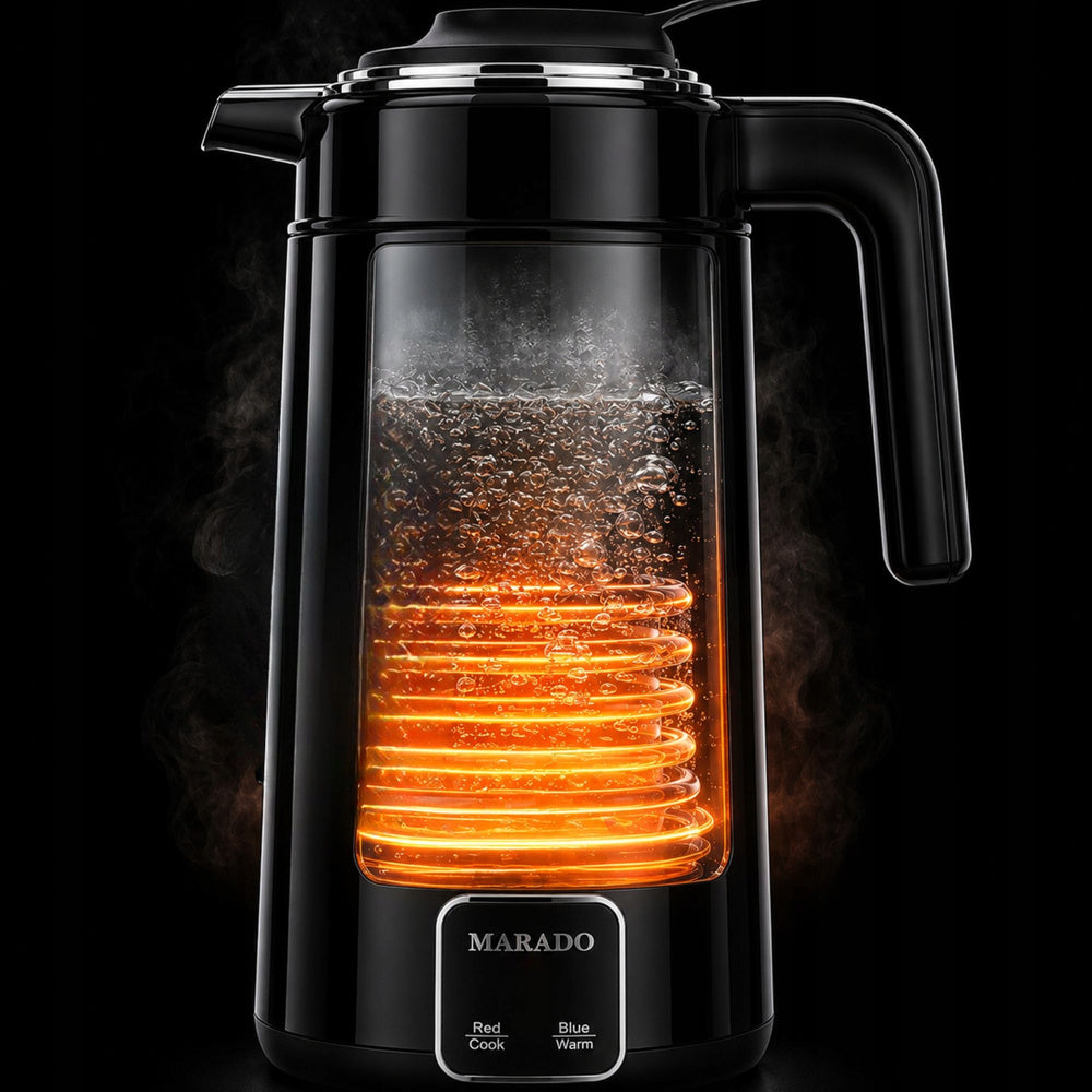 Stor Elkedel 3,5 Liter 1500W – Elektrisk Kedel med Automatisk Slukning – Sort