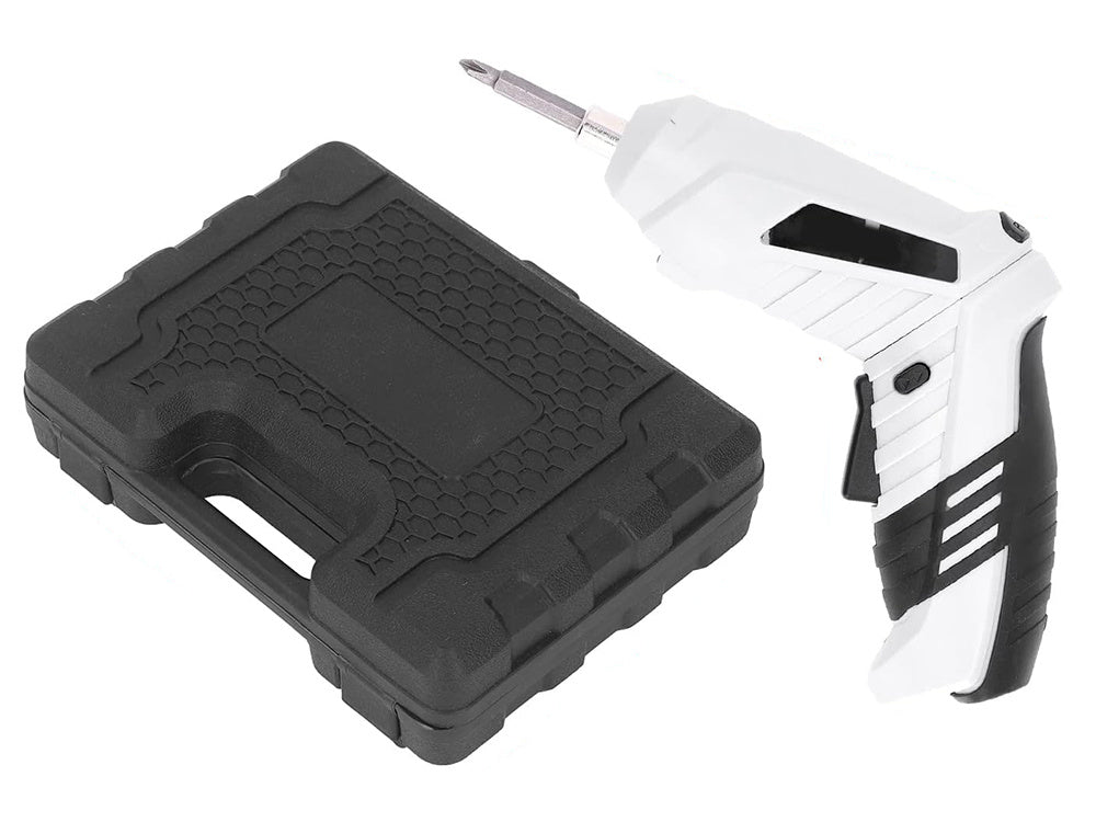 Skruetrækker Sæt 45 Dele – Ledningsfri Skruemaskine med USB Opladning og Kuffert