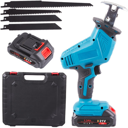 Trådløs Stiksav - 4 Klinger Inkluderet i Kuffert