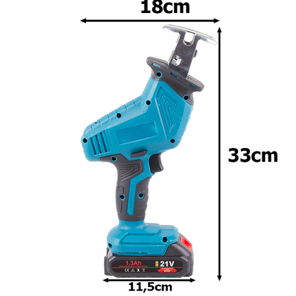 Trådløs Stiksav - 4 Klinger Inkluderet i Kuffert