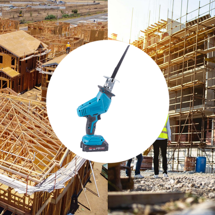 Trådløs Stiksav - 4 Klinger Inkluderet i Kuffert