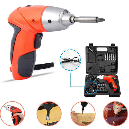 Mini Skruetrækker Genopladelig USB Letvægts inkl. Bitsæt