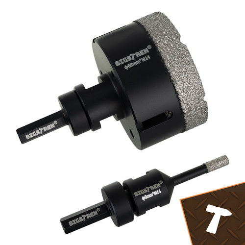 Diamant Hulsave sæt M14 (6–68 mm) – 6 dele til fliser, keramik & sten