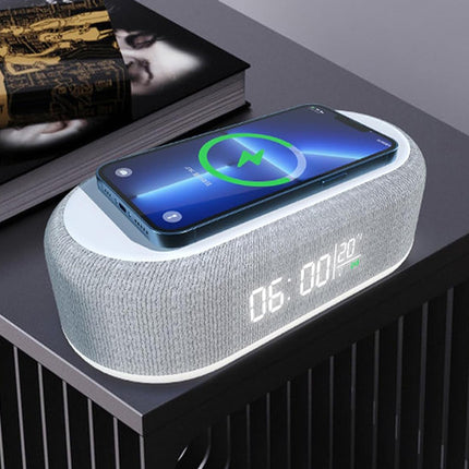 Digital väckarklocka med termometer och trådlös laddare - 2-i-1 lösning