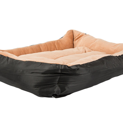 Lyxig plysch hundkorg med halkfri botten - 70x58 cm