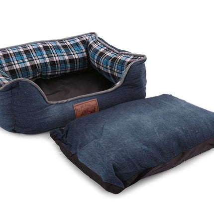 Hundkorg med avtagbar kudde - XL - 72x56 cm