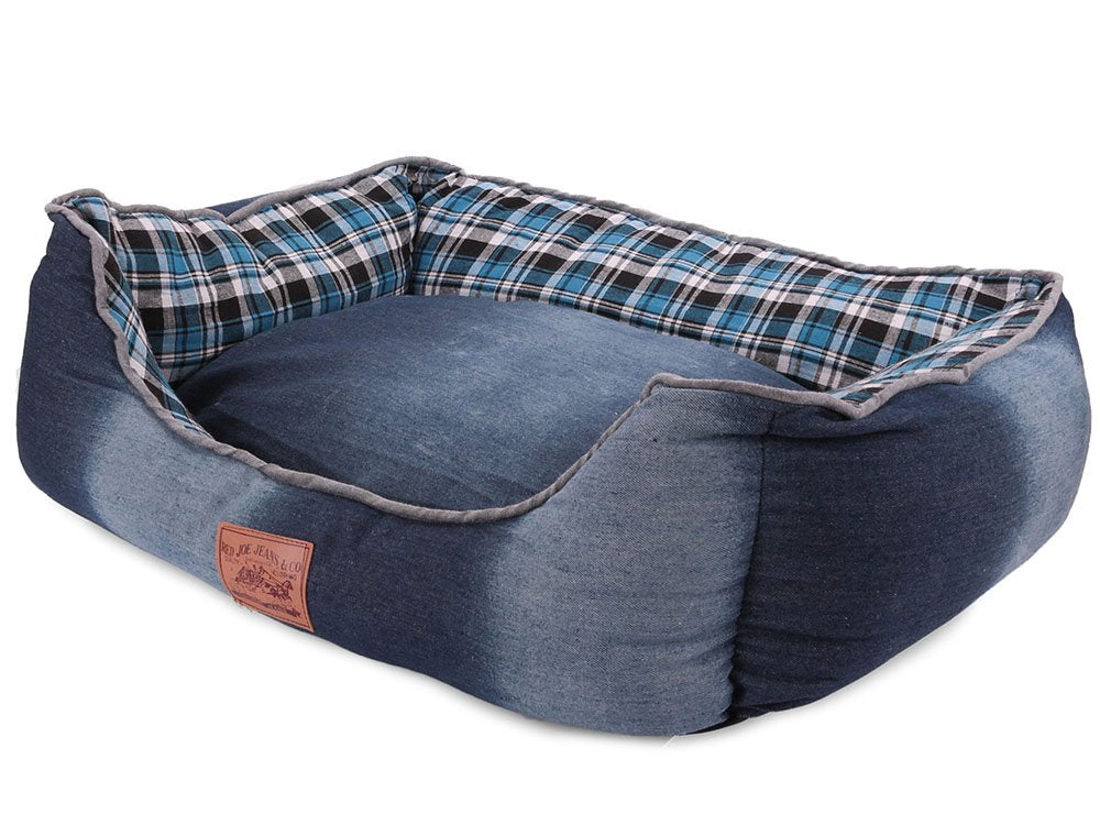 Hundkorg med avtagbar kudde - XL - 72x56 cm