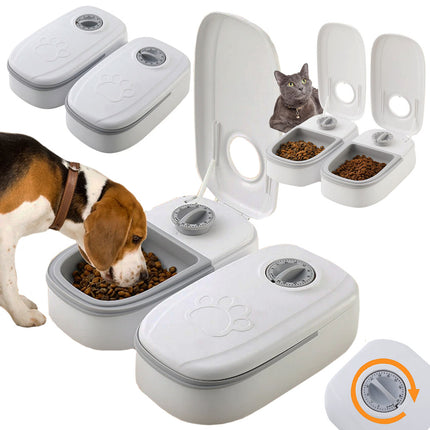 Automatisk Foderdispenser med Timer til Hund og Kat