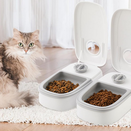 Automatisk Foderdispenser med Timer til Hund og Kat