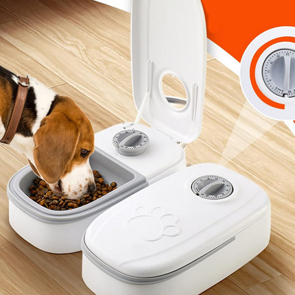 Automatisk Foderdispenser med Timer til Hund og Kat