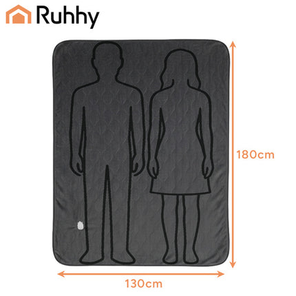 Varmetæppe 180 x 130 cm, med Fjernbetjening