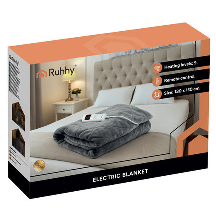 Varmetæppe 180 x 130 cm, med Fjernbetjening