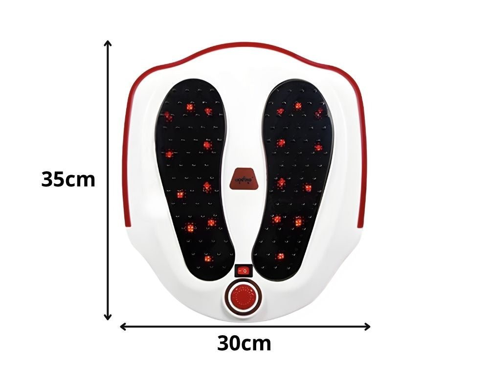 Fodmassager med Varme & Vibration – Justerbar Intensitet