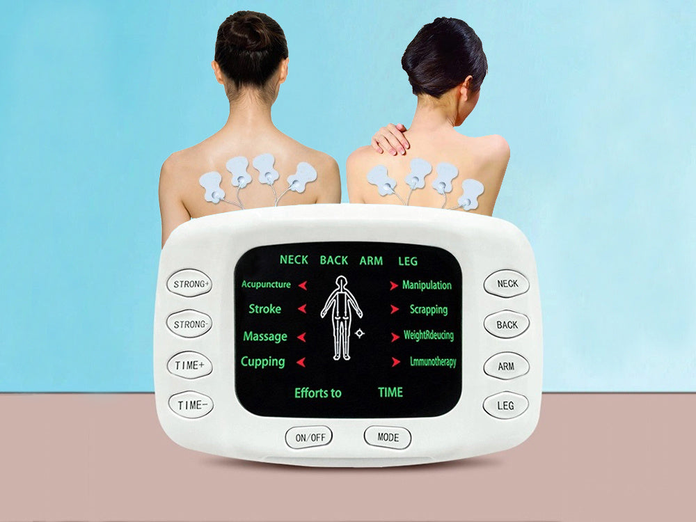 EMS Elektrostimulator med Akupressursandaler – Muskel- och nervmassage för hela kroppen