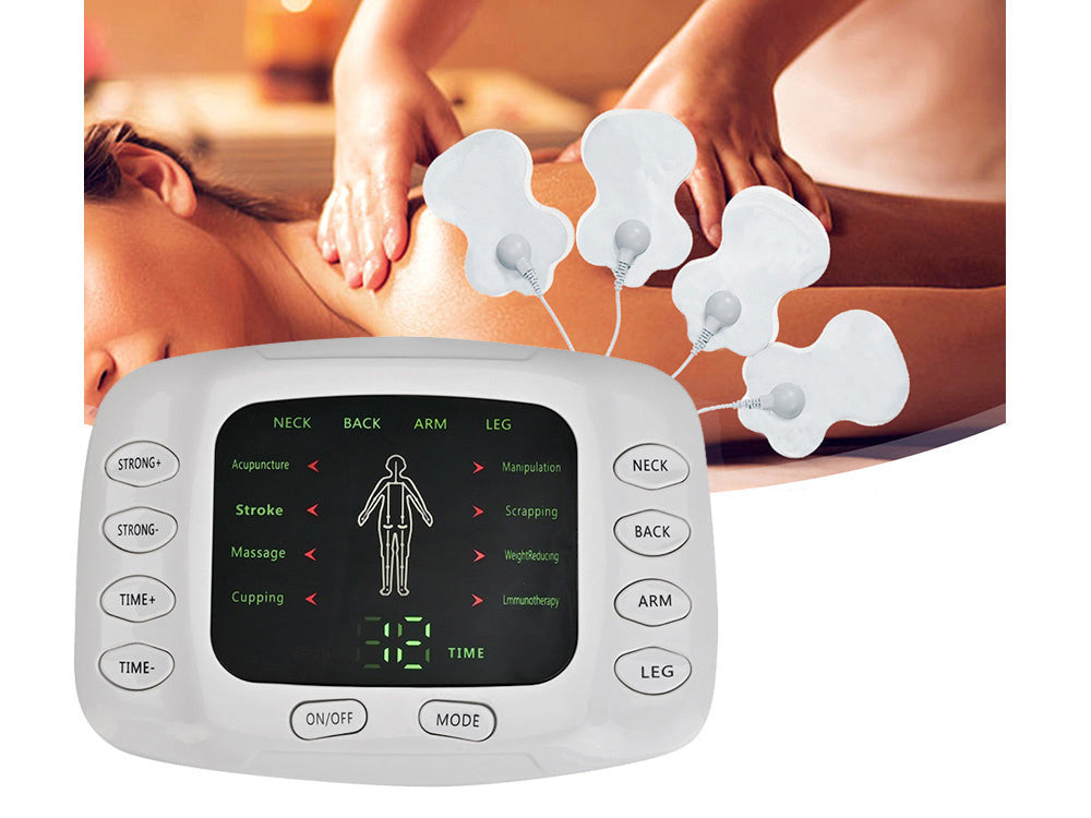Elektrostimulator til muskler EMS & TENS – Med display, 8 programmer og justerbar intensitet