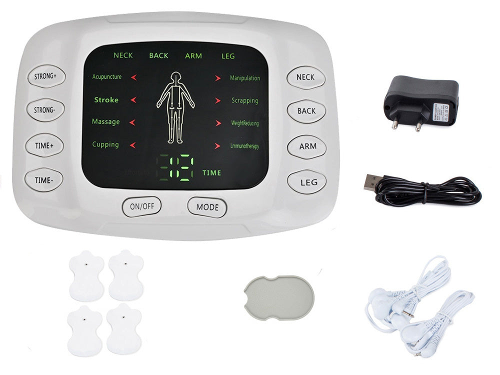Elektrostimulator til muskler EMS & TENS – Med display, 8 programmer og justerbar intensitet