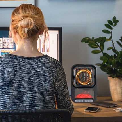 Elektrisk Thermo Fläkt med LED Öppen spis - 500W