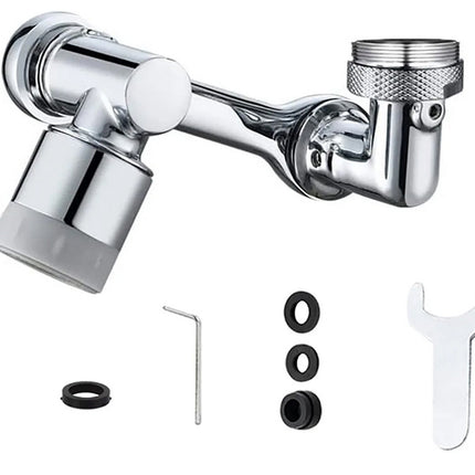 Fleksibel Vandhane-Forlænger i Krom – 1080° Roterbar