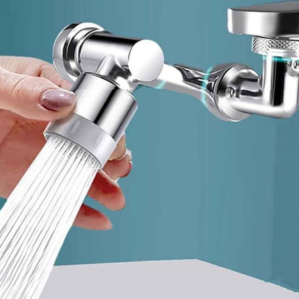 Fleksibel Vandhane-Forlænger i Krom – 1080° Roterbar