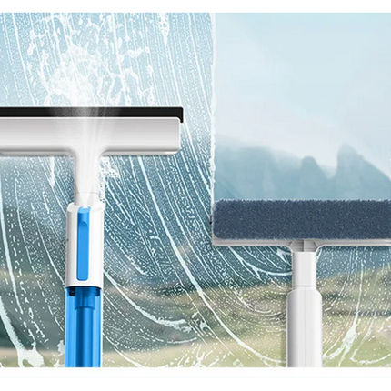 Fladmoppe med Spray og Vinduesvasker