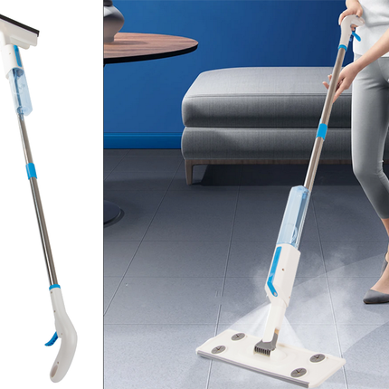 Fladmoppe med Spray og Vinduesvasker