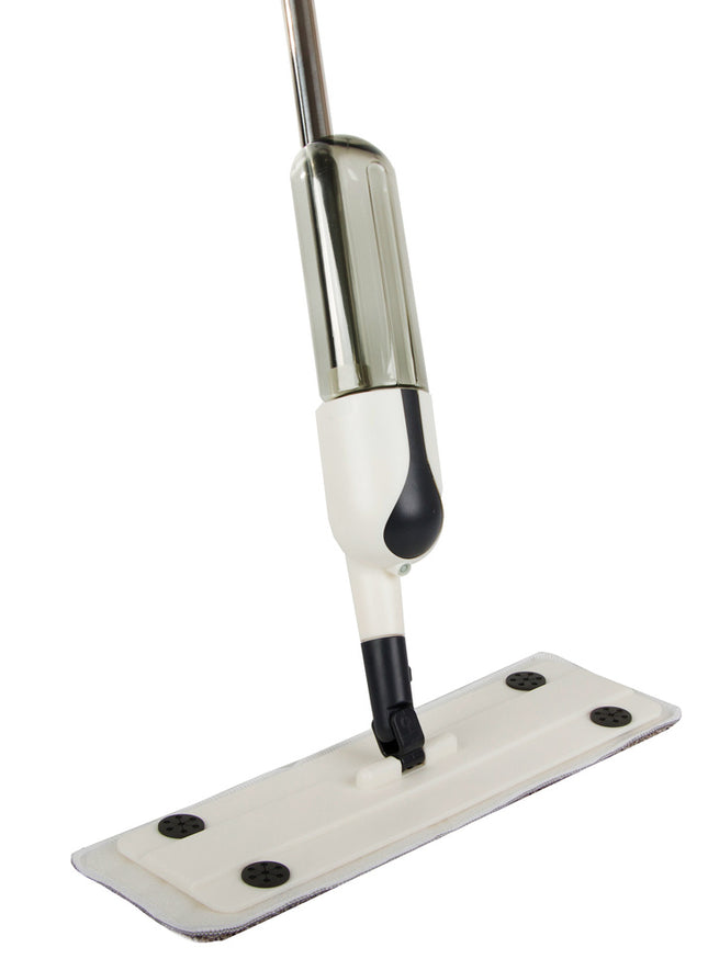 Plattmopp med sprayfunktion och 3x mikrofiberkuddar - Enkel och effektiv rengöring