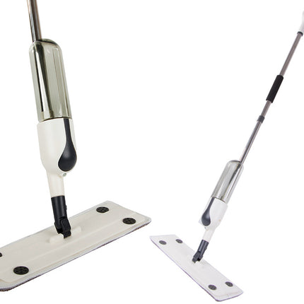 Plattmopp med sprayfunktion och 3x mikrofiberkuddar - Enkel och effektiv rengöring