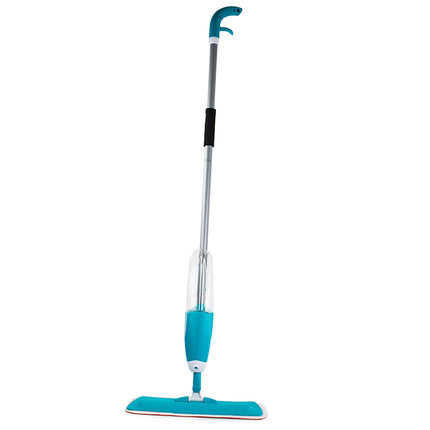 Fladmoppe med Integreret Sprøjte og Roterende Hoved - Effektiv og Brugervenlig Rengøring