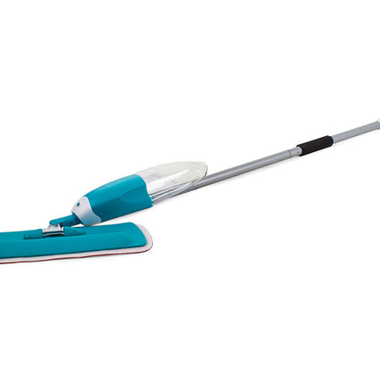 Fladmoppe med Integreret Sprøjte og Roterende Hoved - Effektiv og Brugervenlig Rengøring