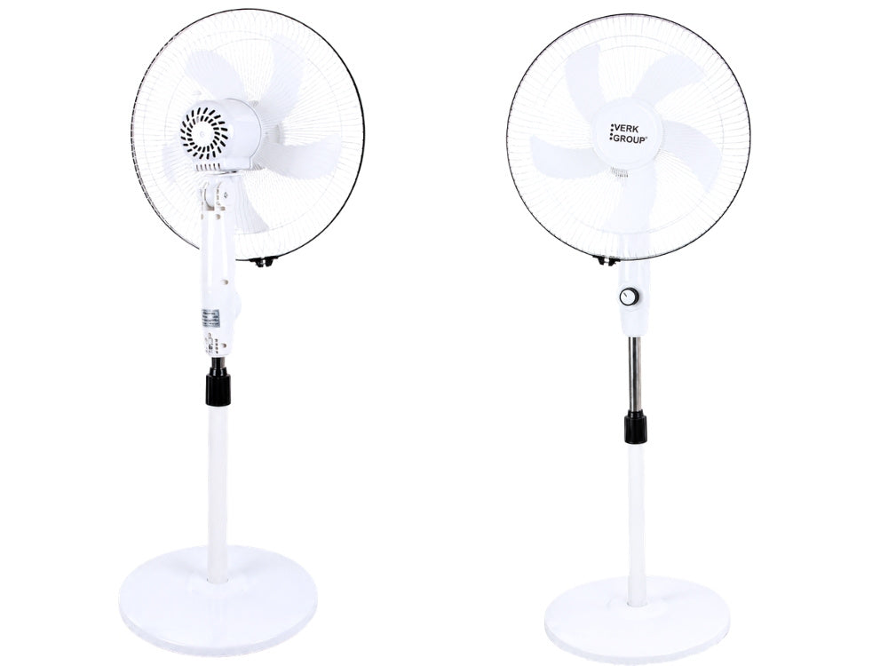 Gulvventilator 40 cm – Støjsvag Ventilator med Oscillation og Justerbar Højde