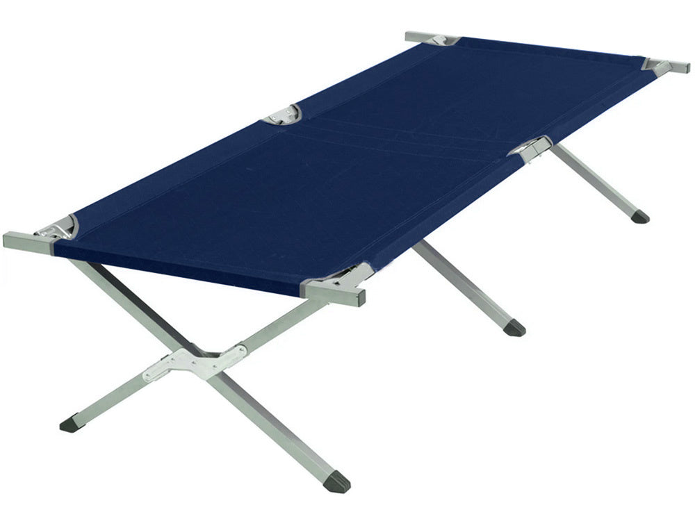 Foldbar Campingseng 187 cm – Feltseng med Stålramme og Transporttaske – Op til 110 kg