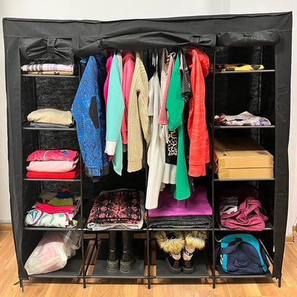 Hopfällbar garderob - 170 x 170 cm