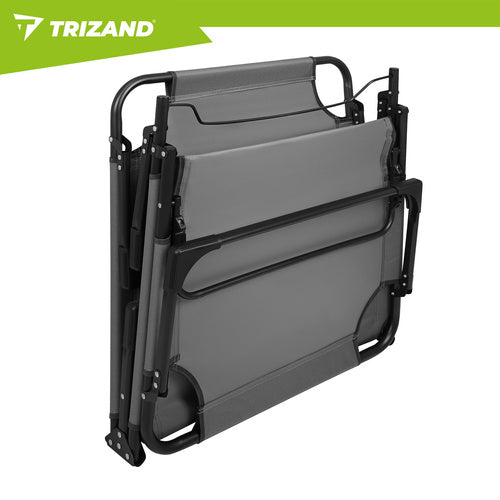 Foldbar Solseng med Hynde – Justerbar Have- og Strandliggestol