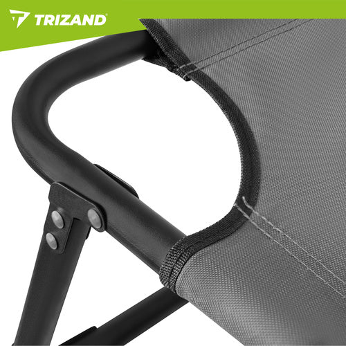 Foldbar Solseng med Hynde – Justerbar Have- og Strandliggestol