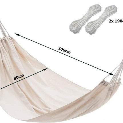 Stor trädgårdshängmatta med förvaringsväska