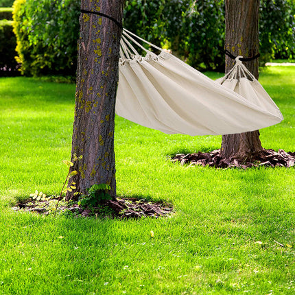 Stor trädgårdshängmatta med förvaringsväska