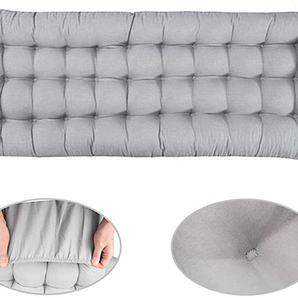 Stor trädgårdsstolsdyna 170 x 50 cm - Otroligt bekväm 