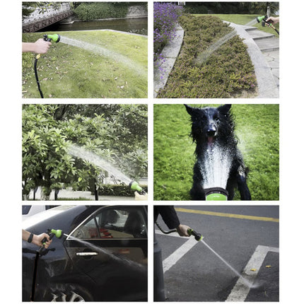 Komplett trädgårdsslang med automatisk upprullning – 25 meter med väggfäste och sprutpistol