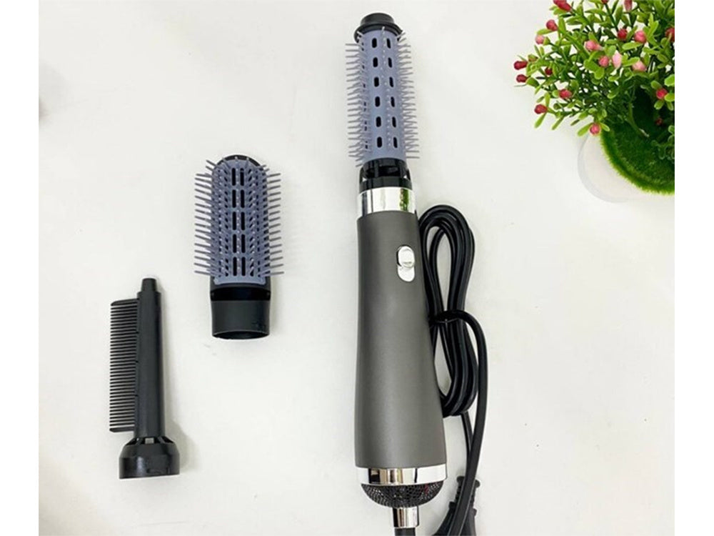 Multifunktionell 3-i-1 Styling Kit: Hårtork, locktång och hårborste