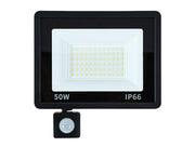 Halogen LED-strålkastare 50W 6000K med skymningssensor (tänd/släck vid gryning) IP66.