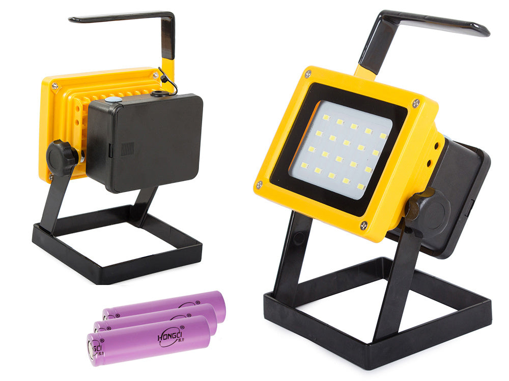 Uppladdningsbar LED-arbetslampa – 100W med 3 ljusinställningar