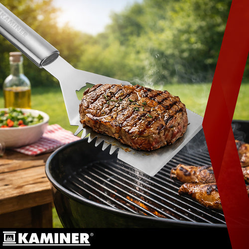 Grillbestik sæt 26 dele i kuffert – Komplet BBQ tilbehør i rustfrit stål