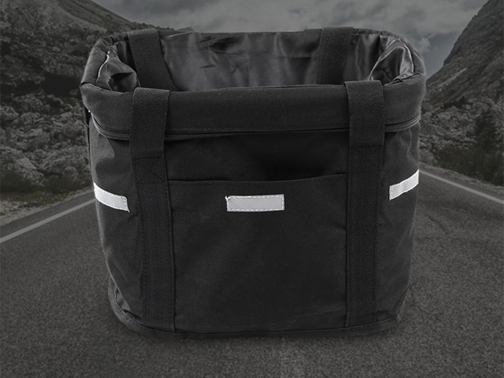 Stor Cykelkurv i Metal med "Klik" Montering til Styr