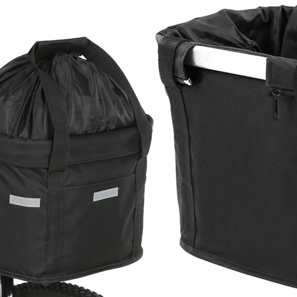 Stor Cykelkurv i Metal med "Klik" Montering til Styr