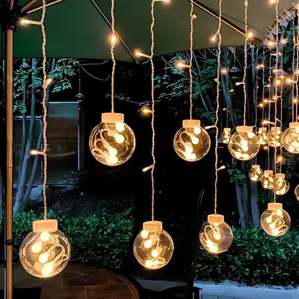 Lyskæde med 138 LED Lys – Varm Hvid IP44, Til Indendørs og Udendørs Brug