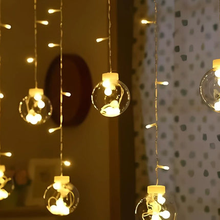 Lyskæde med 138 LED Lys – Varm Hvid IP44, Til Indendørs og Udendørs Brug