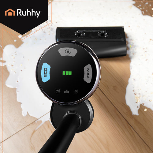 Vaskestøvsuger, 200W, ledningsfri med Selv-rens og 2-i-1 Funktion – Til Effektiv rengøring af hårde gulve