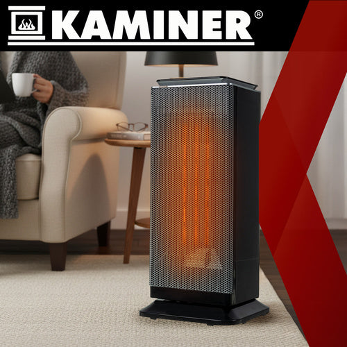 Varmeblæser 2000W, energi­besparende med Fjernbetjening