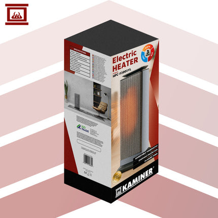 Varmeblæser 2000W, energi­besparende med Fjernbetjening